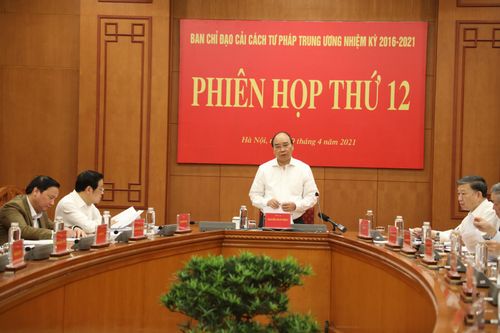 Chủ tịch nước chủ trì họp phiên họp thứ 12 BCĐ Cải cách tư pháp Trung ương