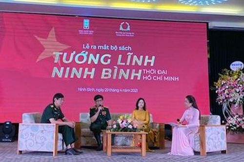 Lễ ra mắt bộ sách về các vị tướng quê hương Ninh Bình