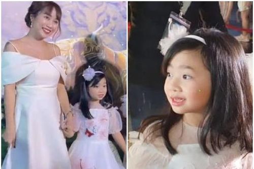 Lần hiếm hoi con gái Mai Phương đi dự sự kiện, bé cao lớn, xinh như thiên thần
