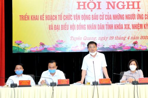 Triển khai kế hoạch vận động bầu cử