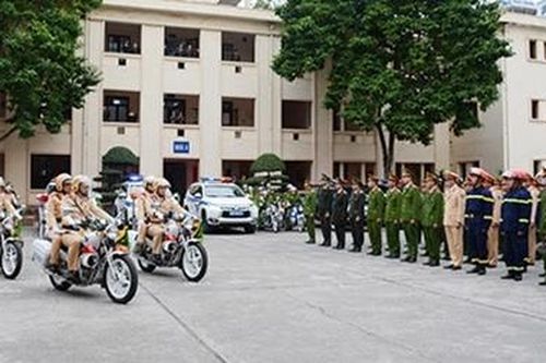 Công an tỉnh Thái Nguyên ra quân cao điểm bảo đảm an ninh, trật tự