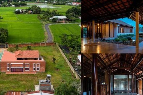 Mê mẩn ngôi 'biệt phủ' toàn gỗ của gia đình 3 thế hệ ở Tây Ninh