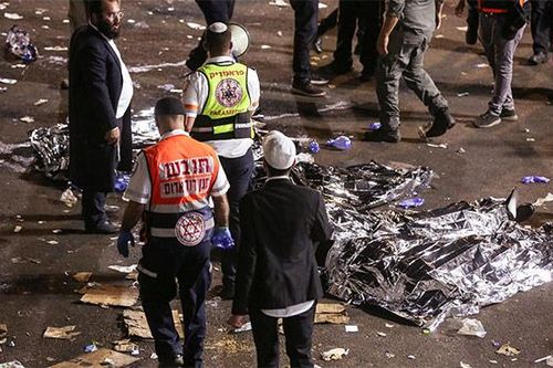Hiện trường vụ giẫm đạp kinh hoàng khiến hơn 40 người thiệt mạng tại Israel
