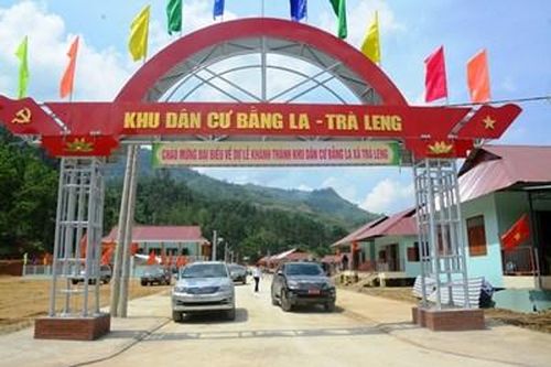 Khánh thành khu dân cư cho người dân vùng sạt lở Trà Leng