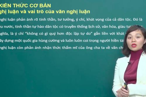 Video hướng dẫn cách làm bài văn Nghị luận xã hội về tư tưởng, đạo lý trong kỳ thi THPT