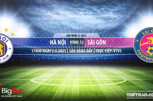 Soi kèo nhà cái Hà Nội vs Sài Gòn. VTV5 Trực tiếp bóng đá Việt Nam hôm nay