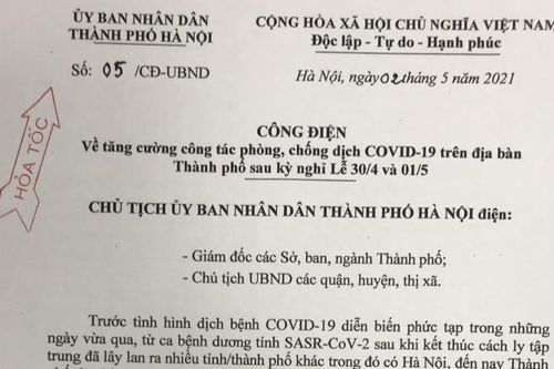 Sau 3 ca mắc Covid-19 mới, Hà Nội tăng cường quản lý người trở lại thành phố sau kỳ nghỉ Lễ 30/4 và 01/5