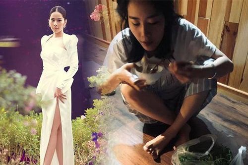 Nam Em vừa lên thảm đỏ với bộ váy trắng tinh khôi, tự bóc ảnh ở nhà gây sửng sốt