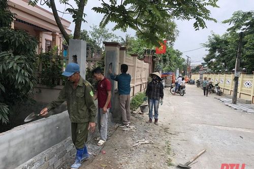 'Dân vận khéo' trong xây dựng nông thôn mới ở huyện Thiệu Hóa