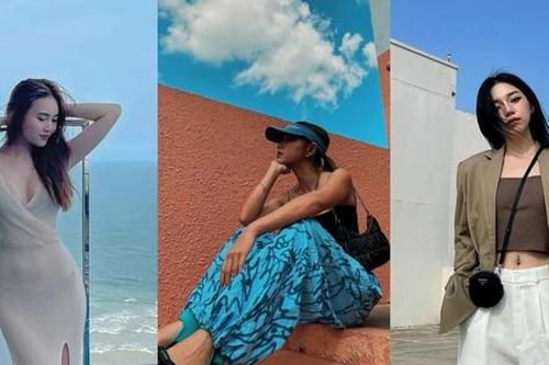 Lan Ngọc và sao Việt lăng xê trào lưu 'sống ảo' mới: Khoe street style dưới nền trời xanh