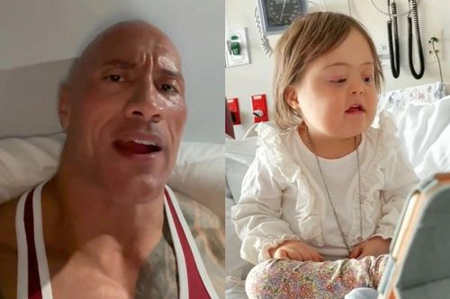 The Rock hát tặng fan nhí mắc ung thư