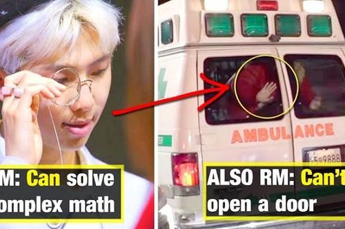 Thiên tài IQ RM BTS cũng nhiều khi 'ngố' như thế này