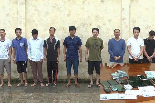 Bắt giữ 18 con bạc say sưa sát phạt trong dịp nghỉ lễ