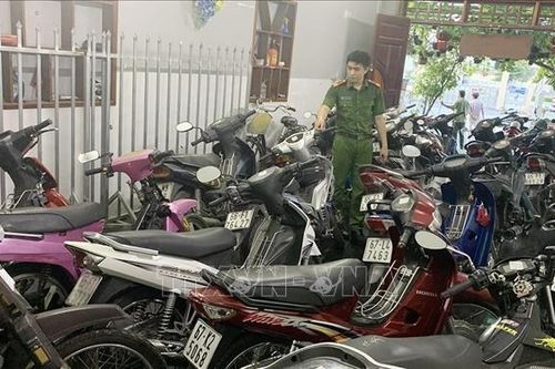 Phát hiện hàng trăm xe máy không giấy tờ trong cơ sở cầm đồ