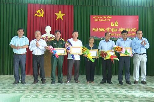 Tân Hồng phát động 'Tết Quân - Dân' năm 2022