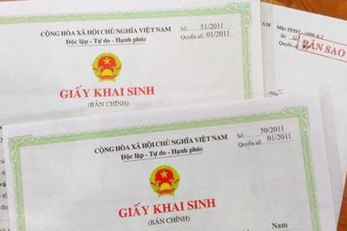 Thủ tục cấp bản sao Giấy khai sinh từ sổ gốc
