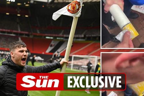 CĐV MU đã có hành động phản cảm trong vụ biểu tình ở Old Trafford