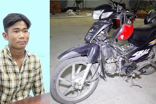 Trộm xe môtô để có phương tiện đi làm