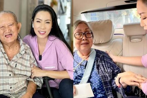 Trịnh Kim Chi thăm và chia sẻ tình hình sức khỏe nghệ sĩ Mạc Can, Thanh Xuân