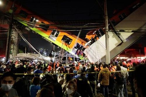 Sập cầu tại thủ đô Mexico khiến ít nhất 13 người thiệt mạng