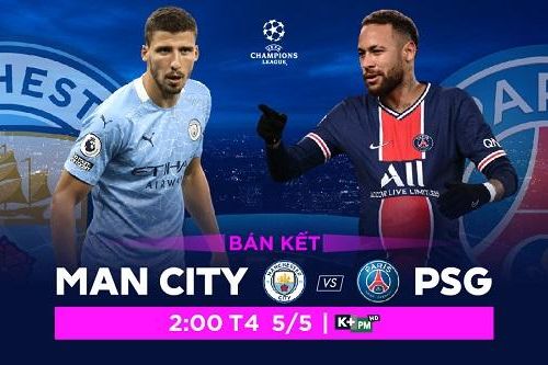 Nhận định lượt về bán kết Champions League giữa Man City vs. PSG