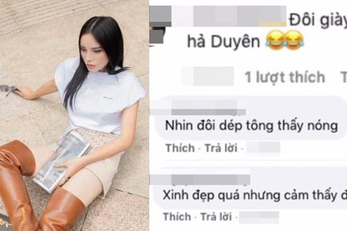 Kỳ Duyên lên đồ với boot đắt tiền siêu khủng, khán giả hỏi: 'Đi lội ruộng à'