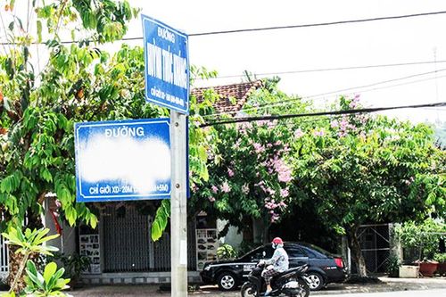 Biển báo bị xóa