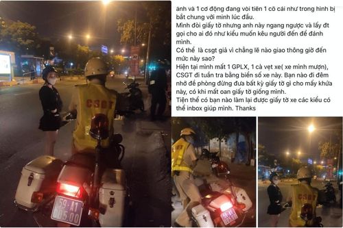 TP.HCM: Xác minh thông tin CSGT bị 'tố' giữ bằng lái xe không đúng luật