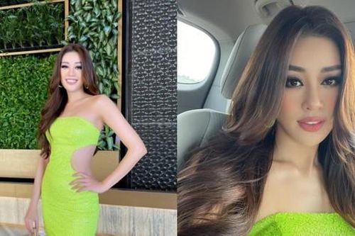 Ngày thứ 2 tại Mỹ, Hoa hậu Khánh Vân diện thiết kế nổi bật, khoe khả năng make-up cực đỉnh