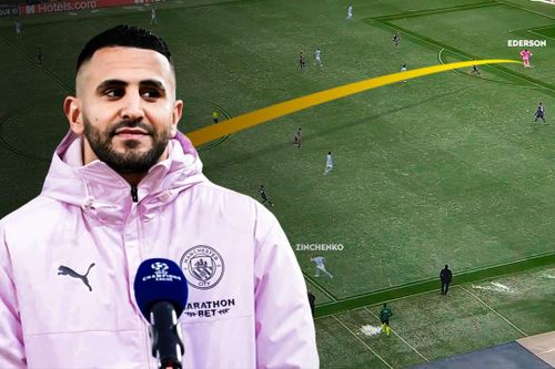 Mahrez nói về đường chuyền vượt tuyến của Ederson