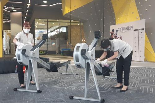 Quận Đống Đa: Các rạp chiếu phim, phòng gym chấp hành nghiêm việc đóng cửa để phòng chống dịch Covid-19