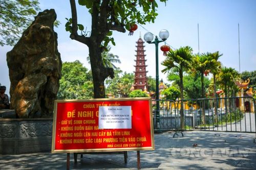 Hà Nội: Các khu di tích lịch sử, đền chùa đã đóng cửa để phòng, chống dịch COVID-19