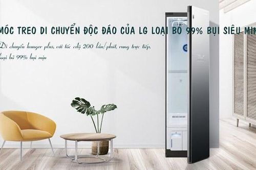 Quần áo của bạn luôn thơm mới và sạch khuẩn nhờ tủ LG Styler model S5MB