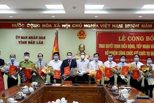 Bổ nhiệm hàng loạt lãnh đạo sở, ngành tỉnh Đắk Lắk