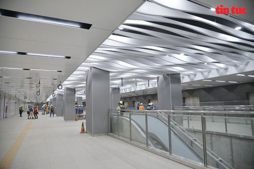 Ngắm không gian hiện đại của nhà ga ngầm Ba Son tuyến metro Bến Thành – Suối Tiên