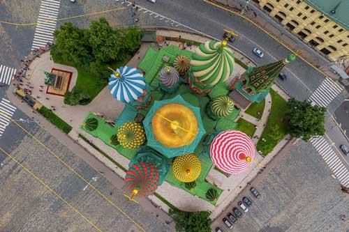 Những bức hình đẹp lạ thường chụp tại Quảng trường Đỏ ở Moscow, Nga