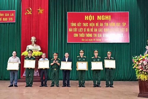 Gia Lai: Quy tập được 631 hài cốt liệt sĩ trong giai đoạn 2013-2020