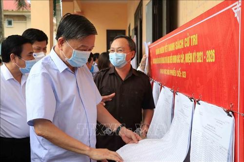 Bộ trưởng Tô Lâm tiếp xúc cử tri, vận động bầu cử tại Hưng Yên