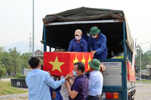 Quảng Bình: Truy điệu và an táng 16 hài cốt liệt sỹ hy sinh tại Lào