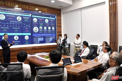Trung tâm điều hành thông minh Cần Thơ thí điểm giám sát hiệu quả hoạt động của chính quyền