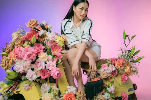 Hoa hậu Phương Khánh khoe vòng eo con kiến với váy đầm mùa hè ngọt lịm