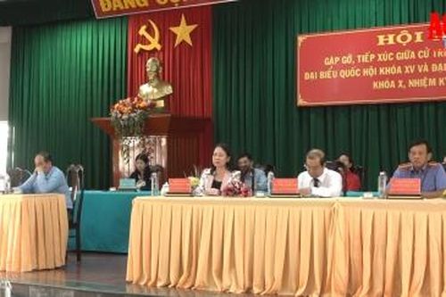 Ứng cử viên đại biểu Quốc hội khóa XV và đại biểu HĐND tỉnh An Giang khóa X (nhiệm kỳ 2021 – 2026) đơn vị bầu cử số 1 tiếp xúc cử tri