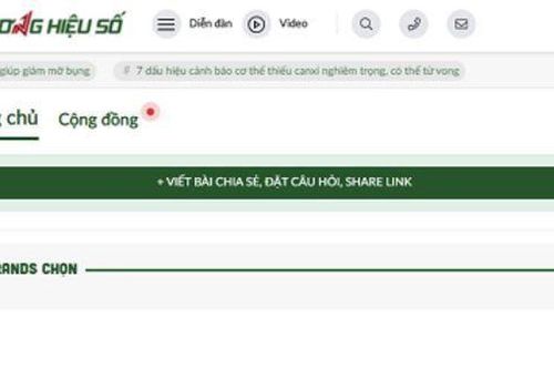 Mạng xã hội VNBrands.vn bị tước giấy phép 8 tháng