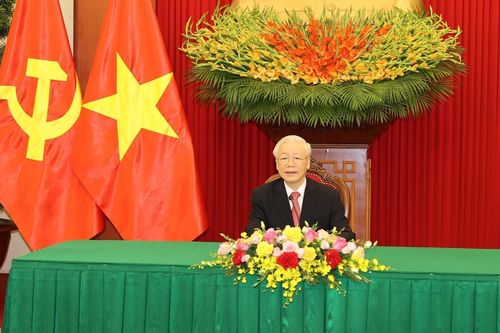 Tổng Bí thư Nguyễn Phú Trọng điện đàm với Bí thư thứ nhất Đảng Cộng sản Cu-ba