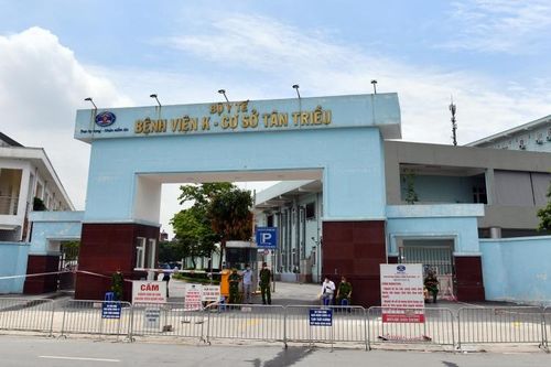 Phong tỏa, phun khử khuẩn Bệnh viện K cơ sở Tân Triều