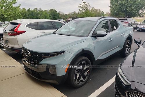 Hyundai Santa Cruz 2022 lộ diện hình ảnh 'bằng xương, bằng thịt'