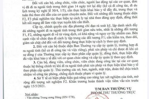 Bình Phước: Một giám đốc Sở là F1, nhiều cán bộ là F2