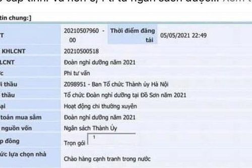 Hà Nội thông tin về việc 'đấu thầu dịch vụ nghỉ dưỡng' bị bóp méo trên mạng xã hội