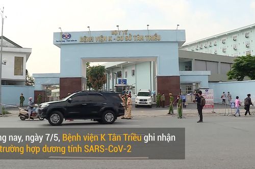 Toàn cảnh phong tỏa Bệnh viện K cơ sở Tân Triều