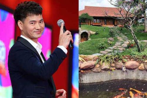 Cận cảnh 'biệt phủ' 4 mặt là gỗ tự nhiên của Xuân Bắc, như resort 5 sao ở Hà Nội